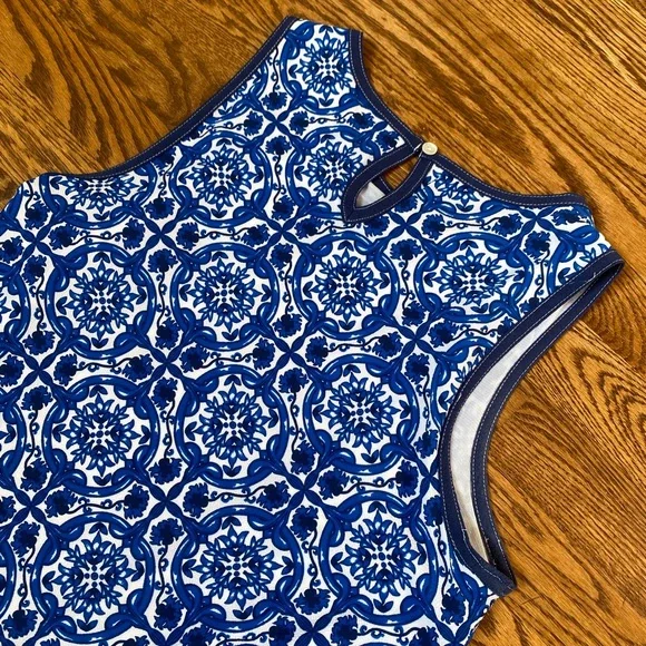 Blue Tank Dress - Picture 4 of 5